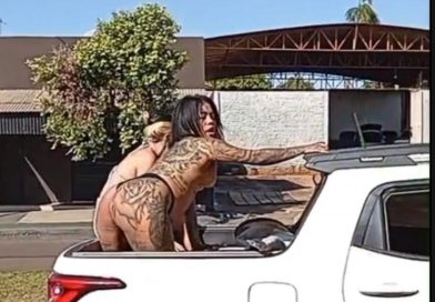 ACAO COM MULHERES SEMINUAS SOBRE CARRO GERA REVOLTA